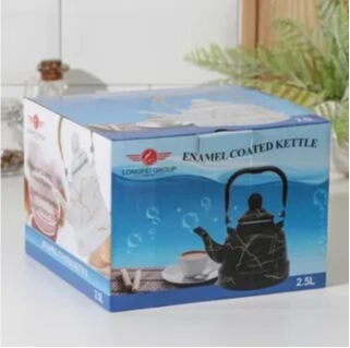 Эмалированный чайник для кухни TK121-2.5L