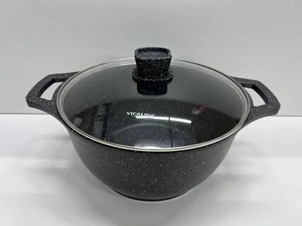 Казан со стеклянной крышкой Vicalina 5,6л