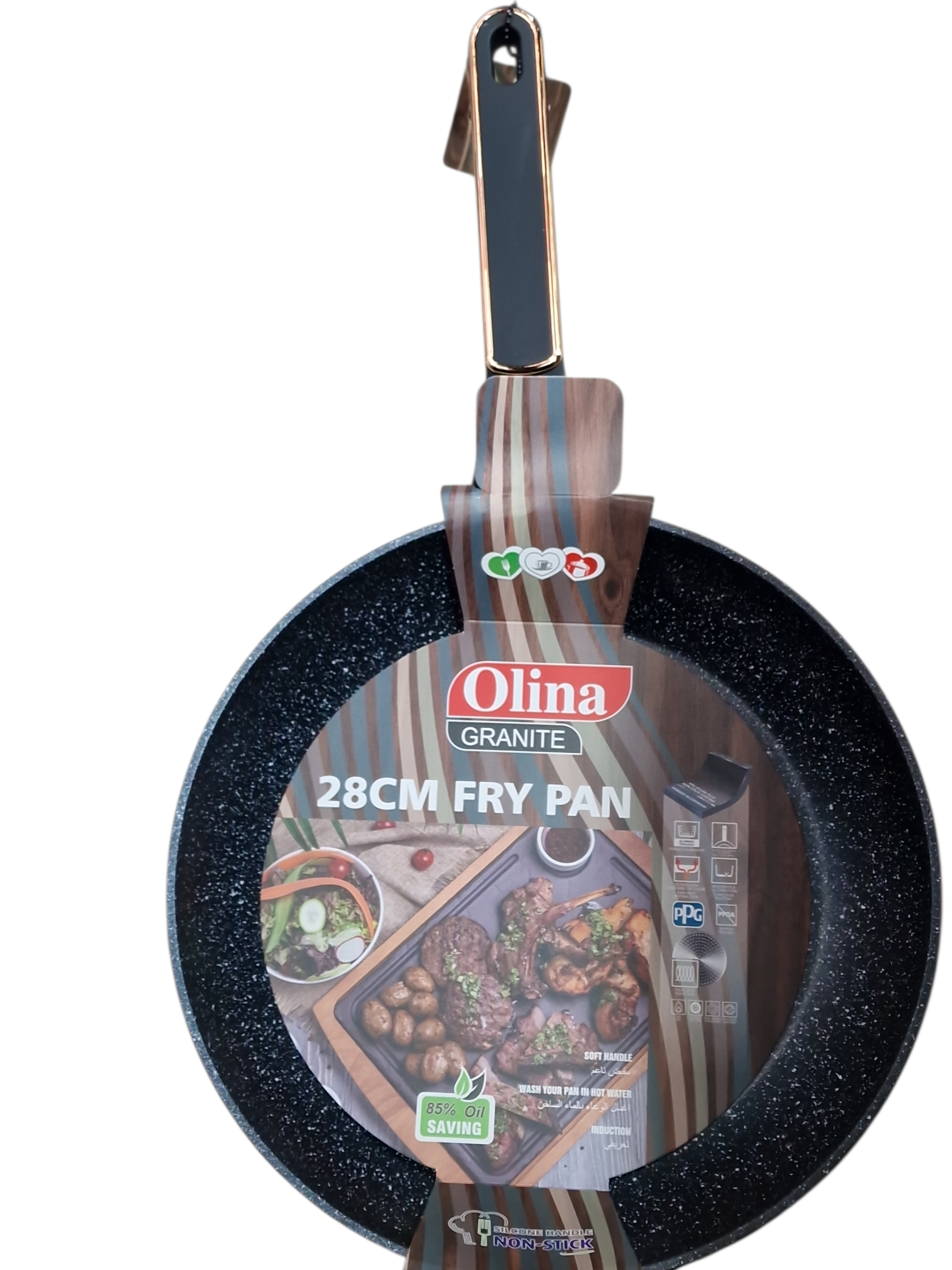 Сковородка мраморная (OLINA) 81072-O-28см