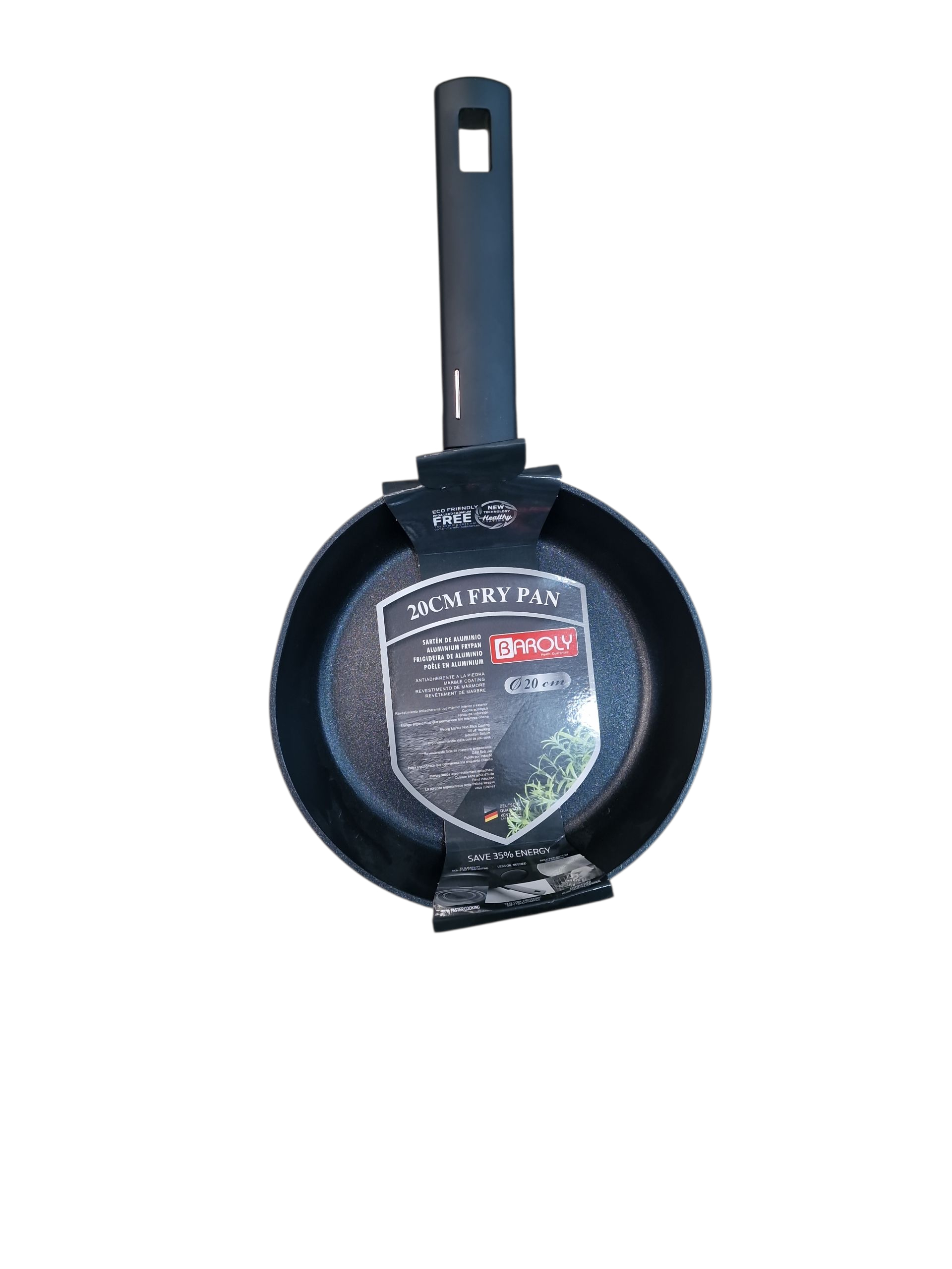 Сковородка черный мрамор  20см (BAROLY)