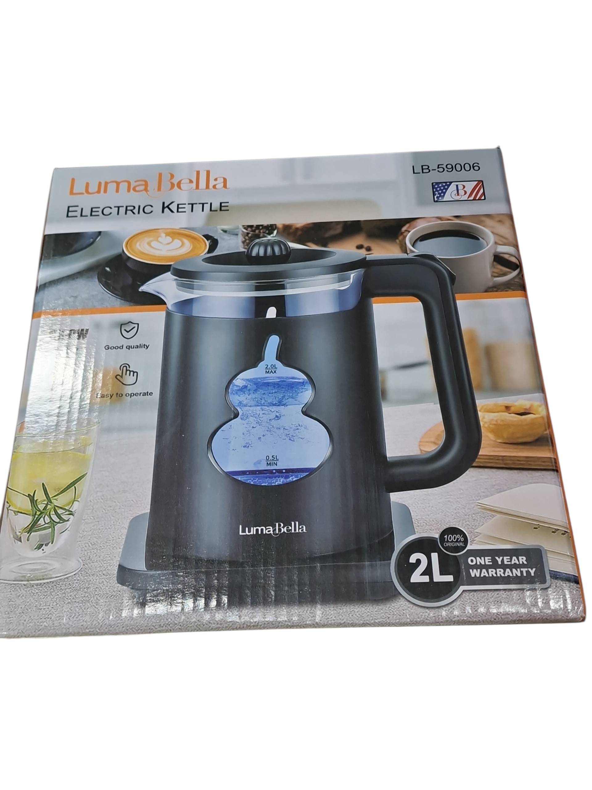 Электрочайник LUMABELLA LB-59006-2L