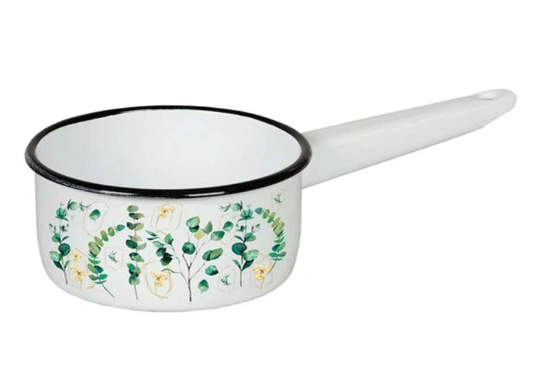 Ковш эмал 1,0л цил без/кр Лобстер ТМ Appetite