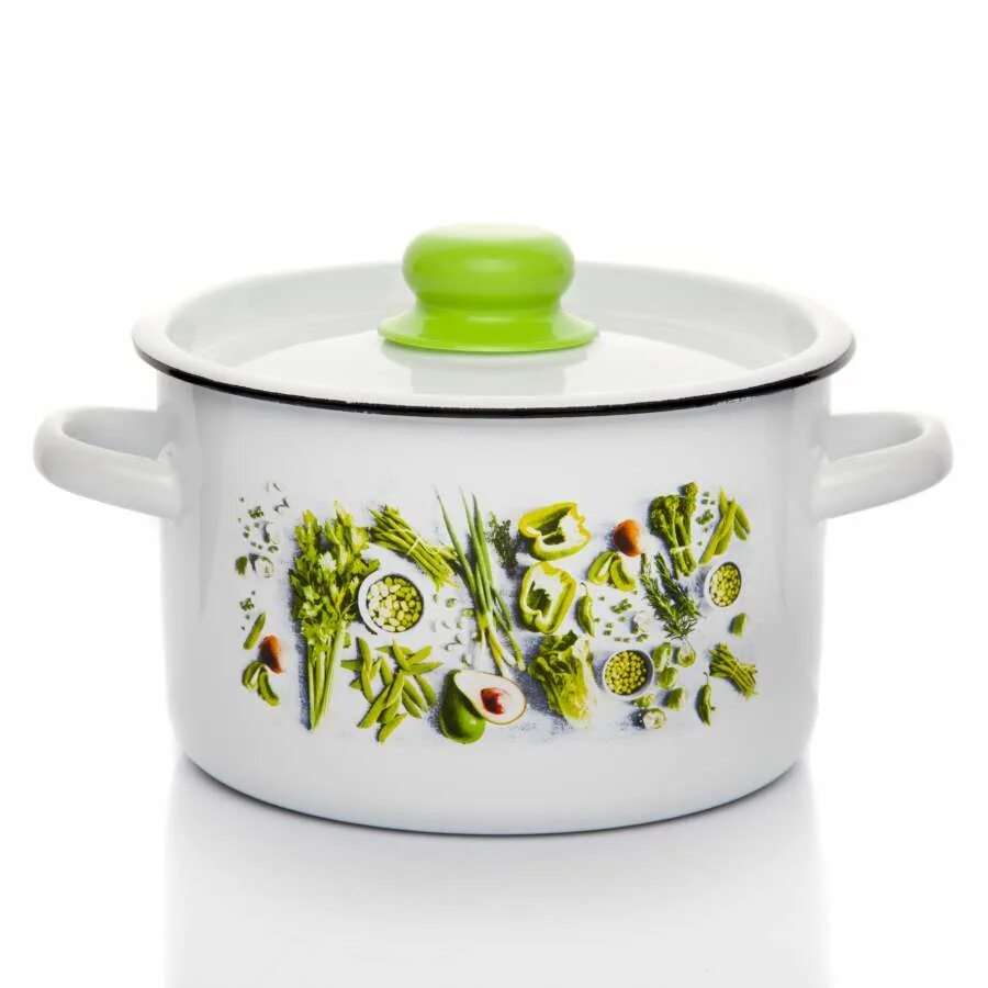 Кастрюля эмал цил Осень 2,9л ТМ Appetite