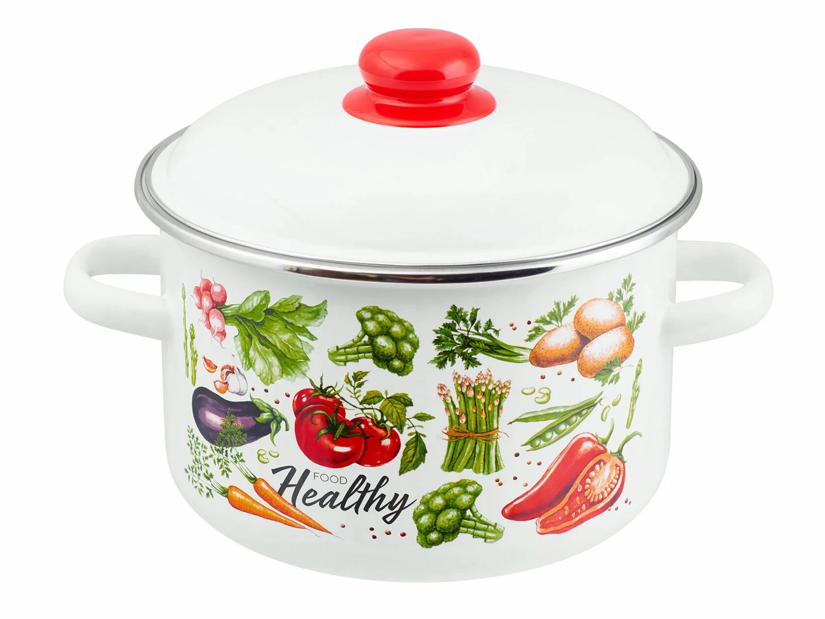 Кастрюля эмал цил Париж 5,5л ТМ Appetite