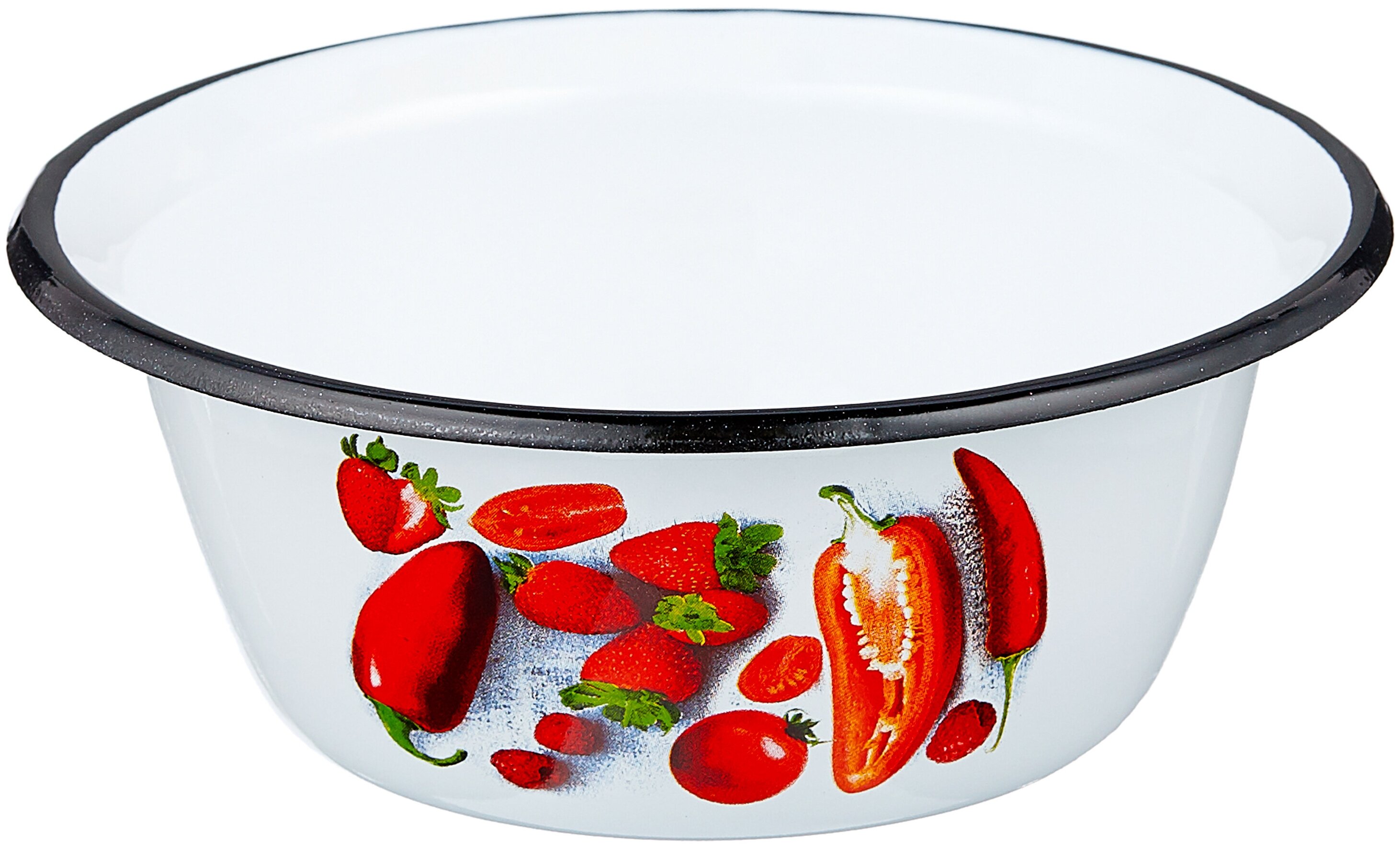 Миска эмал 3,5л нерж/об Chilli TM Appetite