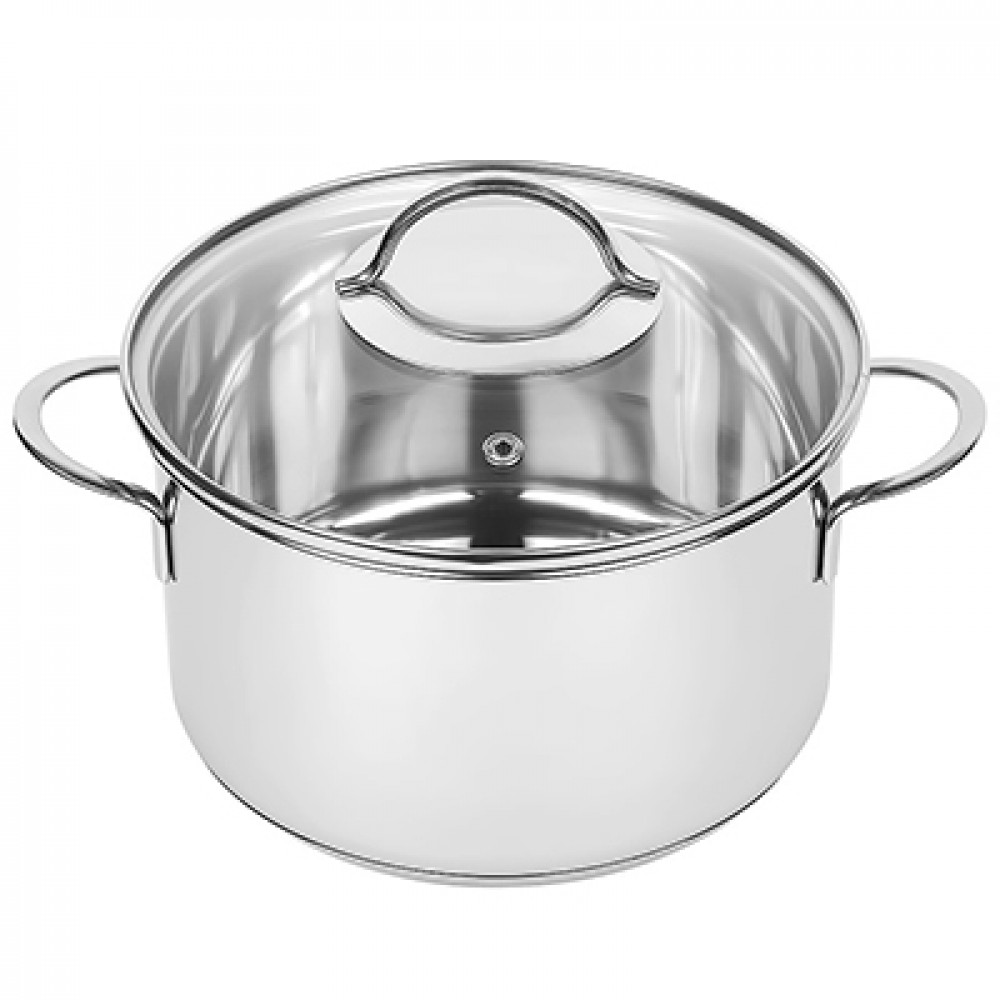 Кастрюля нерж Pretty 5,5л ТМ Appetite