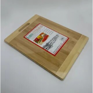 Разделочная доска с ручкой кухонная 30х40см (бамбуковая)