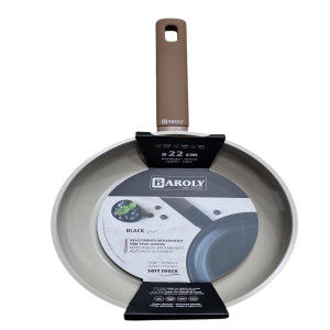 Сковородка кремовая, (BAROLY) 22cм.02.2625