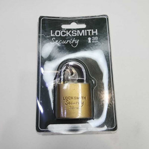 Замок навесной Жёлтий LOCKSMITH 38ММ