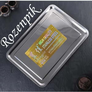 Поднос из нержавеющей стали 40*30  Rozenpik