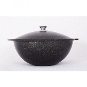 Казан а/пр литой 6,0л д/плова алюм/кр Granit ultra original ТМ KUKMARA