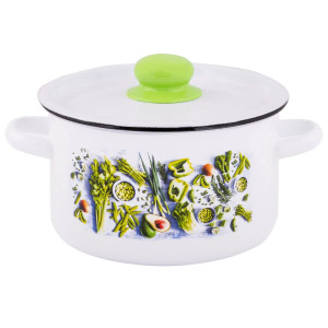 Кастрюля эмал цил Осень 4,5л ТМ Appetite