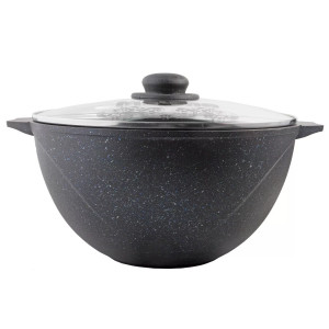 Казан для плова 6л АП Гранит black арт.56802