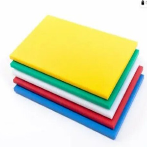 Доска разделочная пластик цветная 60х40х1,9см.